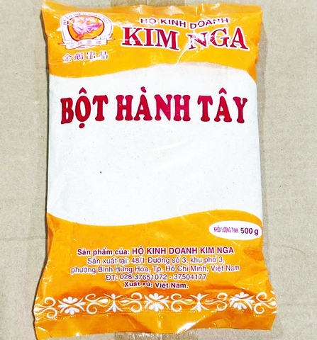 BỘT HÀNH TÂY KIM NGA 500G – ONION POWDER NGUYÊN CHẤT, TẨM ƯỚP THỊT
