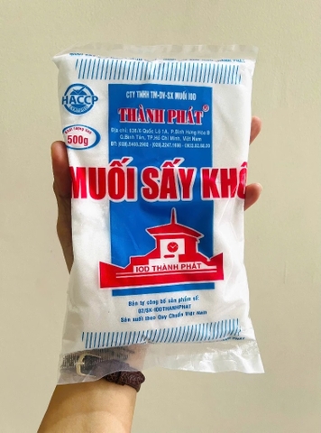 MUỐI SẤY KHÔ THÀNH PHÁT 500G