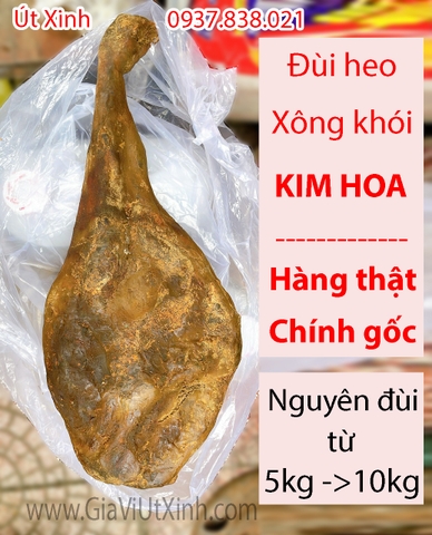 ĐÙI HEO XÔNG KHÓI KIM HOA 5KG - 10KG - JINHUA HAM