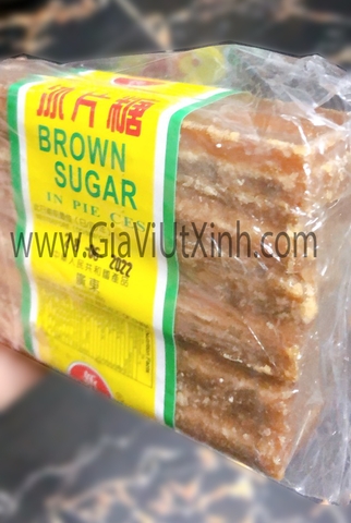ĐƯỜNG NÂU HONG KONG 454G - ĐƯỜNG THẺ HONG KONG - BROWN SUGAR IN PIECES