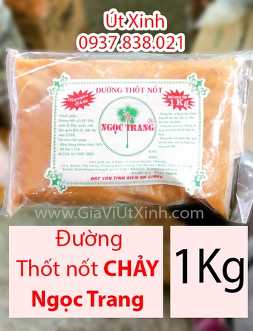 ĐƯỜNG THỐT NỐT CHẢY NGỌC TRANG 1KG - LIQUID PALM SUGAR