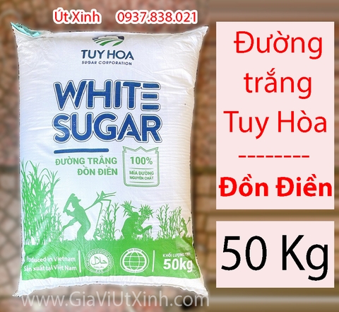 ĐƯỜNG TRẮNG TUY HÒA 50KG – WHITE SUGAR – ĐƯỜNG ĐỒN ĐIỀN