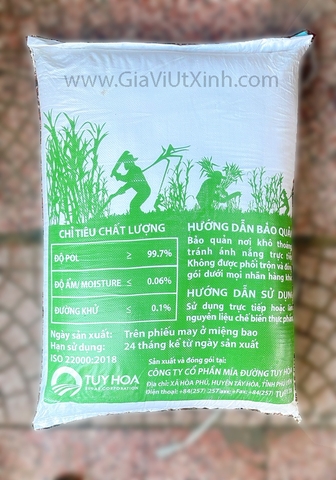 ĐƯỜNG TRẮNG TUY HÒA 50KG – WHITE SUGAR – ĐƯỜNG ĐỒN ĐIỀN