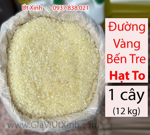 ĐƯỜNG VÀNG BẾN TRE HẠT TO – NGUYÊN CHẤT – 12KG NGUYÊN CÂY