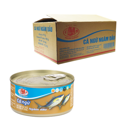 CÁ NGỪ NGÂM DẦU HẠ LONG 175G – TUNA IN VEGETABLE OIL