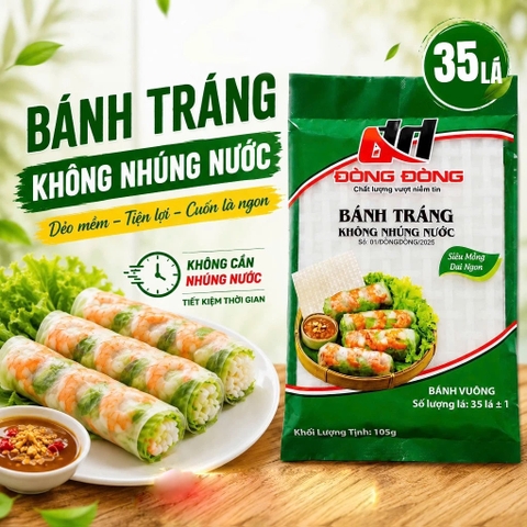 BÁNH TRÁNG ĐÒNG ĐÒNG VUÔNG 35 LÁ
