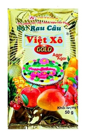 BỘT RAU CÂU VIỆT XÔ GOLD AGAR AGAR 50G