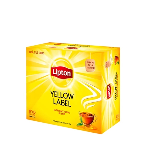 TRÀ LIPTON TÚI LỌC NHÃN VÀNG 200G (100 GÓI X 2G)