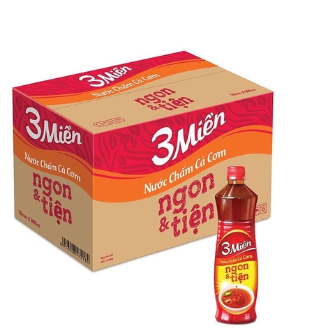 NƯỚC CHẤM CÁ CƠM 3 MIỀN 800ML
