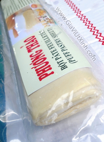 BỘT NGÀN LỚP PHƯƠNG THẢO 500G - PUFF PASTRY SHEET