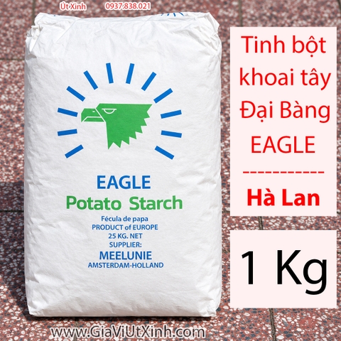 TINH BỘT KHOAI TÂY EAGLE 1KG- 3KG- 5KG - BỘT NĂNG HÀ LAN ĐẠI BÀNG CHÂU ÂU