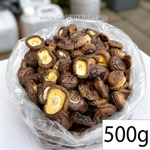 NẤM HƯƠNG KHÔ ĐẶC BIỆT 500G - 1KG - NẤM ĐÔNG CÔ KHÔ NGUYÊN TAI - MÃ A350