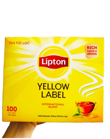 TRÀ LIPTON TÚI LỌC NHÃN VÀNG 200G (100 GÓI X 2G)