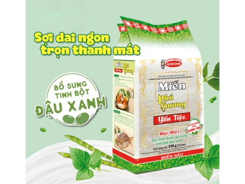 MIẾN ĐẬU XANH YẾN TIỆC PHÚ HƯƠNG 210G