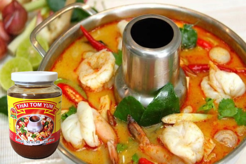 GIA VỊ LẨU THÁI TOM YUM PASTE HIỆU MADAM PUM 454G – INSTANT SOUR SOUP PASTE TOMYUM