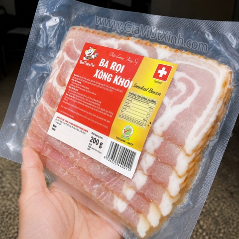 BA RỌI XÔNG KHÓI CẮT LÁT ANGST TRƯỜNG VINH 200G – CÔNG NGHỆ THỤY SĨ