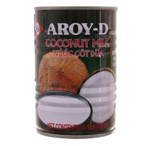 [NT] NƯỚC CỐT DỪA AROY-D 400ML – COCONUT MILK THÁI LAN