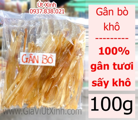 GÂN BÒ KHÔ 100G - 250G - 500G - DRY BEEF TENDONS
