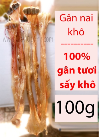 GÂN NAI KHÔ 100G -250G - 500G - DRY DEER TENDONS