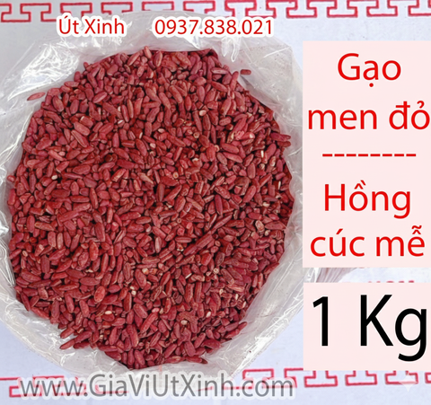 GẠO MEN ĐỎ- HỒNG CÚC MỄ 500G- 1KG- TẠO MÀU ĐỎ CHO LẠP XƯỞNG, XÁ XÍU