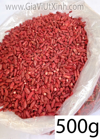 GẠO MEN ĐỎ- HỒNG CÚC MỄ 500G- 1KG- TẠO MÀU ĐỎ CHO LẠP XƯỞNG, XÁ XÍU