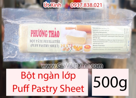 BỘT NGÀN LỚP PHƯƠNG THẢO 500G - PUFF PASTRY SHEET