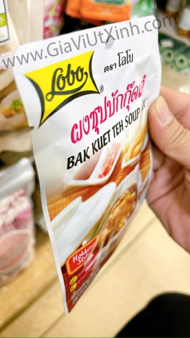 GIA VỊ BAK KUET TEH SOUP MIX LOBO 25G - NẤU TRÀ XƯƠNG SƯỜN