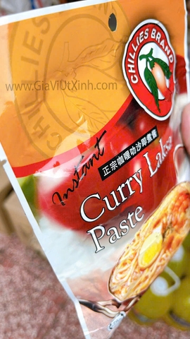 GIA VỊ NẤU LAKSA CÀ RI CHILLIES BRAND 200G – MALAYSIA INSTANT CURRY LAKSA PASTE