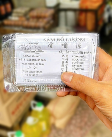 GIA VỊ SÂM BỔ LƯỢNG HỘP 50G – CHÈ DƯỠNG NHAN THANH NHIỆT