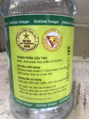 GIẤM TINH LUYỆN 500ML