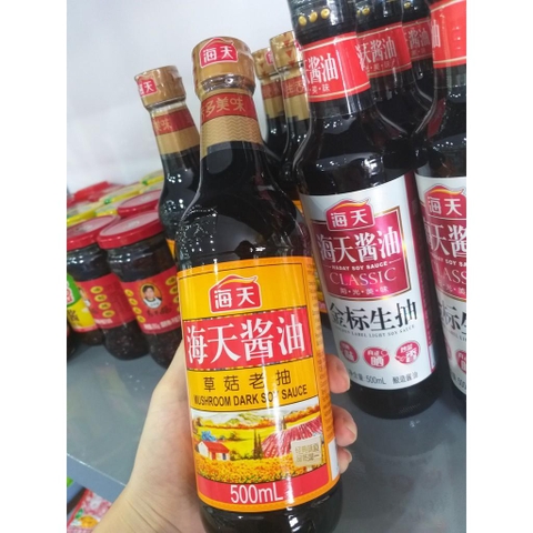 HẮC XÌ DẦU HƯƠNG NẤM 500ML - SUPERIOR MUSHROOM SOY SAUCE HADAY