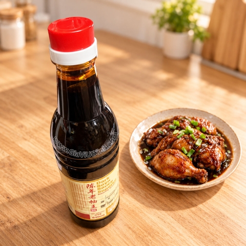 HẮC XÌ DẦU QUẢNG TRƯỜNG THÁI 640ML - DARK SOYA SAUCE SUPERIOR KWONG CHEONG THYE