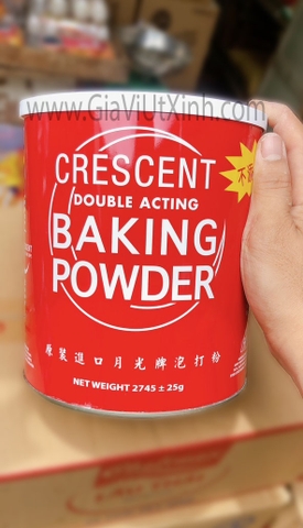 BỘT NỔI CRESCENT BAKING POWDER 2,7KG - BỘT NỔI MỸ - BỘT NỞ MỸ