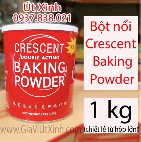 BỘT NỔI CRESCENT BAKING POWDER 250G- 500G- 1KG - BỘT NỔI MỸ - BỘT NỞ MỸ