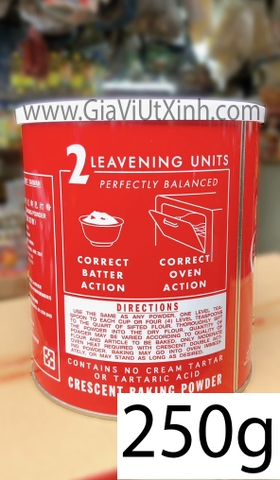BỘT NỔI CRESCENT BAKING POWDER 250G- 500G- 1KG - BỘT NỔI MỸ - BỘT NỞ MỸ