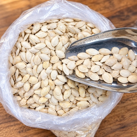 HẠT BÍ TRẮNG RANG NGUYÊN VỎ 1KG – HẠT BÍ ĂN LIỀN LOẠI NGON