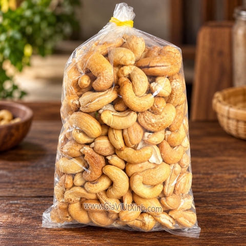HẠT ĐIỀU RANG NGUYÊN VỊ 500G - 1KG – KHÔNG MUỐI, TÁCH VỎ LỤA
