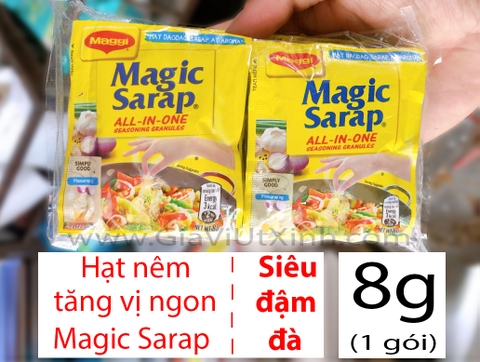 HẠT NÊM TĂNG VỊ MAGGI MAGIC SARAP 8G - MAGGI MAGIC SARAP ALL-IN-ONE SEASONING GRANULES