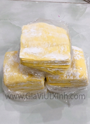 LÁ HOÀNH THÁNH TƯƠI 500G - FRESH WONTON WRAPPER