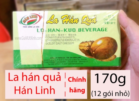 HỘP LA HÁN QUẢ HÁN LINH 170G - LO-HAN-KUO BEVERAGE