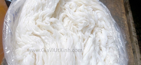 HỦ TIẾU MỀM TƯƠI 1KG - SỢI NGON DẺO - FRESH SOFT RICE NOODLES