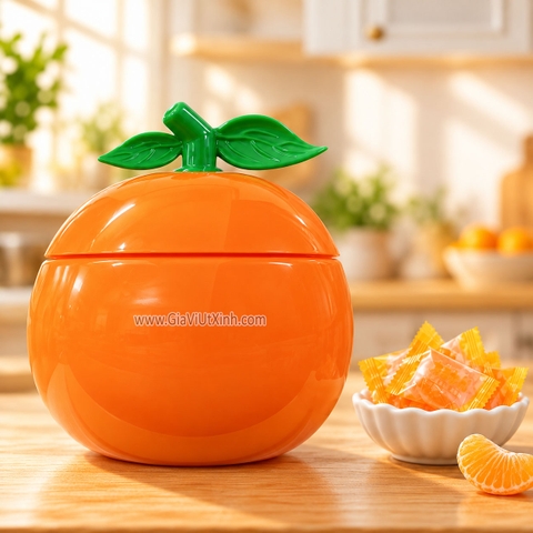 KẸO DẺO VỊ QUÝT UDK 300G – HŨ TRÁI QUÝT ĐẠI CÁT ĐẠI LỢI