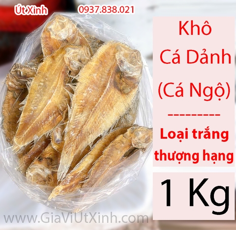 KHÔ CÁ DẢNH (CÁ VẢNH - CÁ NGỘ) - LOẠI TRẮNG THƯỢNG HẠNG - GÓI 500G - 1KG