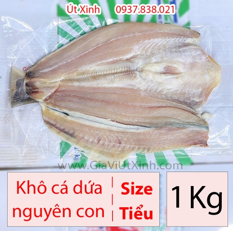 KHÔ CÁ DỨA NGUYÊN CON (SIZE TIỂU) 1KG - ĐẶC SẢN CÀ MAU