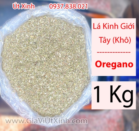 LÁ OREGANO KHÔ (LÁ KINH GIỚI TÂY) 500G – 1KG – OREGANO LEAVES NHẬP KHẨU