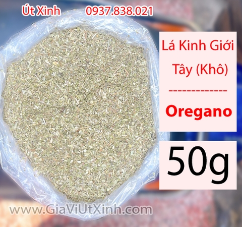 LÁ OREGANO KHÔ (LÁ KINH GIỚI TÂY) 50G- 100G- 250G – OREGANO LEAVES NHẬP KHẨU