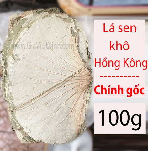 LÁ SEN KHÔ HỒNG KÔNG 100G - 250G - 500G - HONG KONG DRY LOTUS LEAF