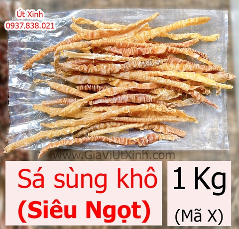 [MÃ X] SÁ SÙNG KHÔ 1KG - DRIED PEANUT WORM - NẤU PHỞ, CHÁO SIÊU NGỌT