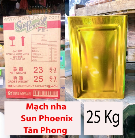 MẠCH NHA SUN PHOENIX TÂN PHONG 25KG - MẠCH NHA TRƯỜNG THÀNH - MẠCH NHA TRUNG QUỐC - CHINA MALTOSE