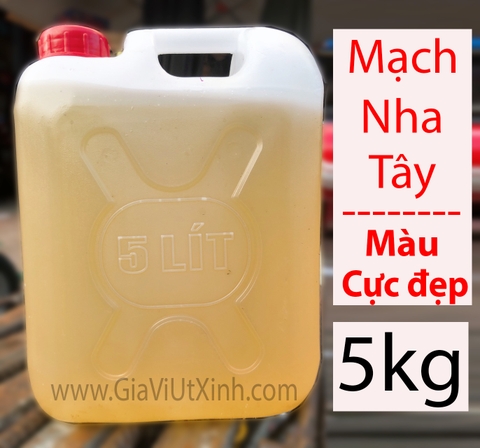 MẠCH NHA TÂY 1KG - 5KG - MẠCH NHA GẠO NẾP - RICE MALT SYRUP